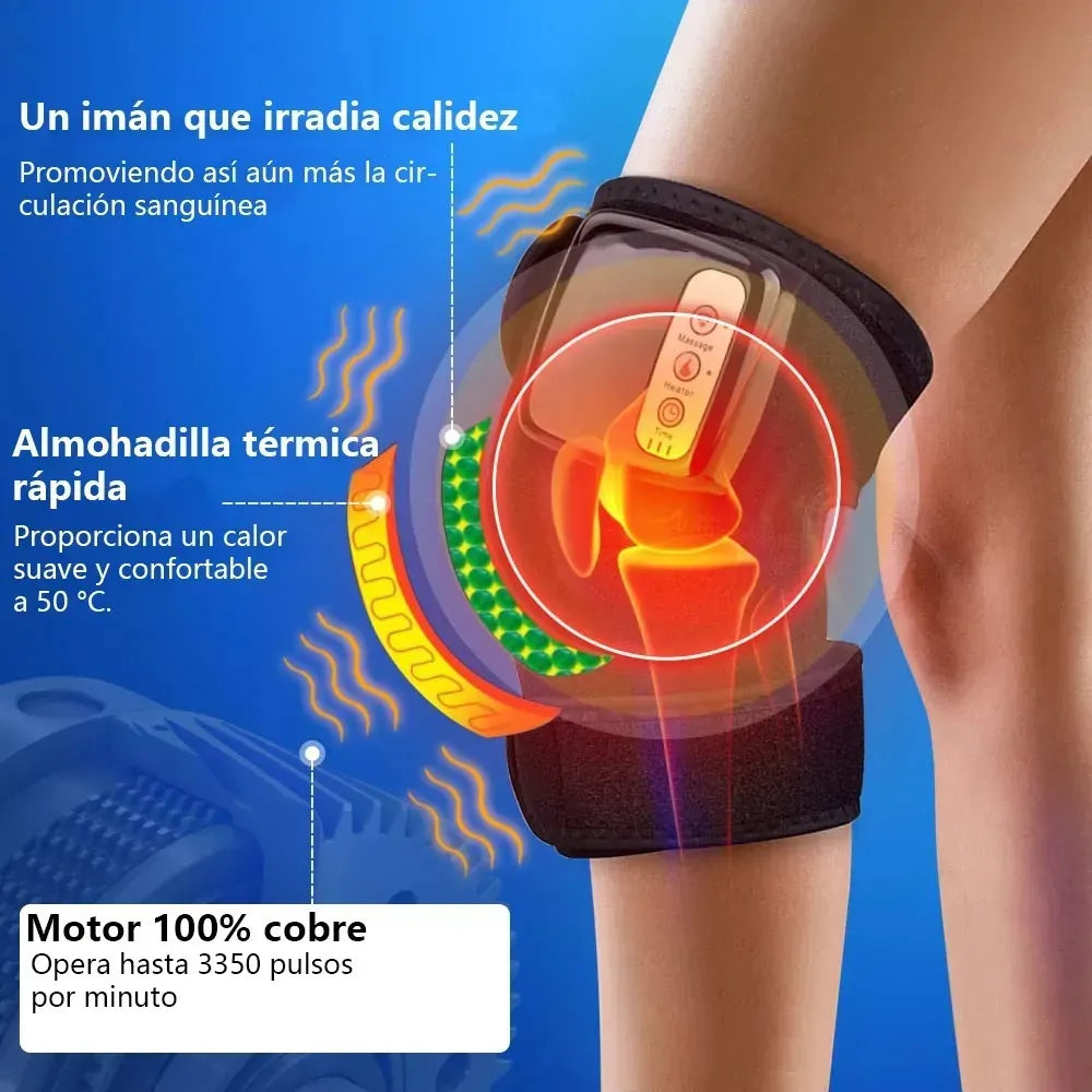 Masajeador Rodilla, Hombro y Codo Térmico Vibrador