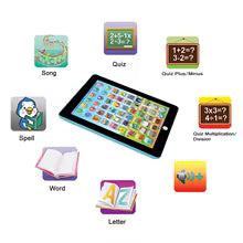 Máquina de lectura de aprendizaje de tablet